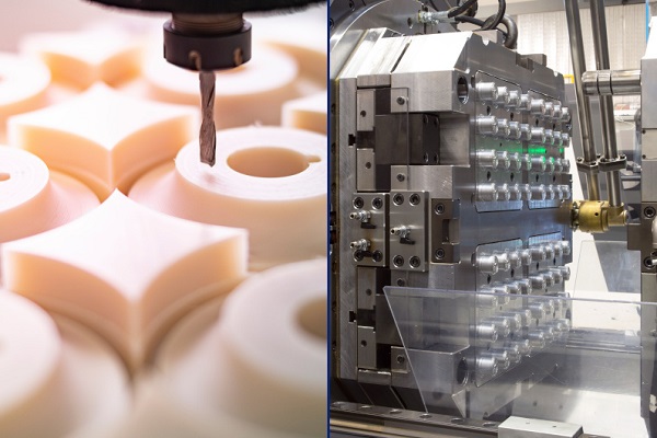 Moldeo por Inyección vs Mecanizado CNC: Diferencias y 14 Puntos de Comparación