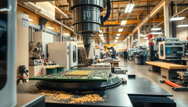 ¿Cómo se usa el mecanizado CNC en la industria electrónica?